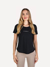 T-shirt sportowy Essentials czarny