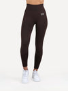 Legginsy bezszwowe VIBRANT brązowe
