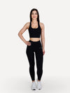 Zestaw legginsy + biustonosz sportowy ZEN black