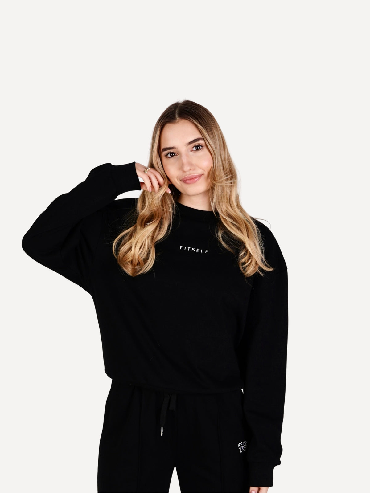 Bluza dresowa COMFY czarna