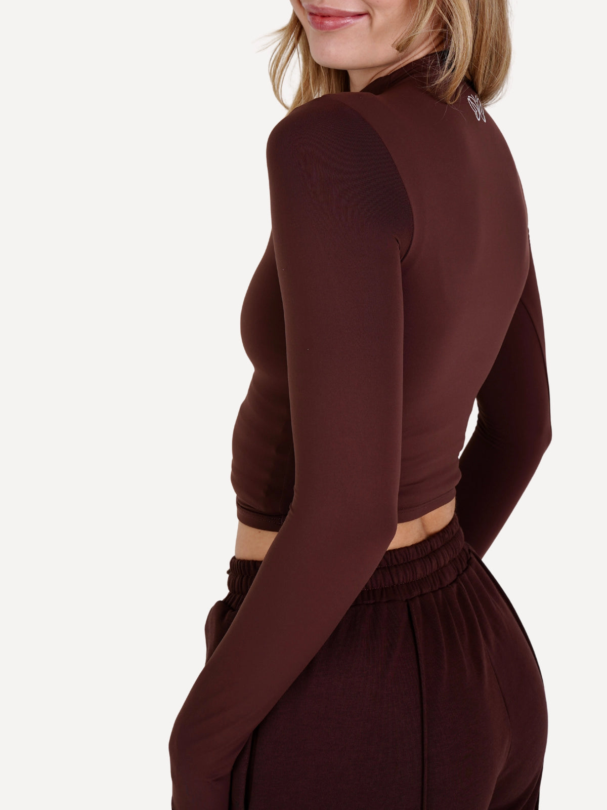 Longsleeve COMFY brązowy